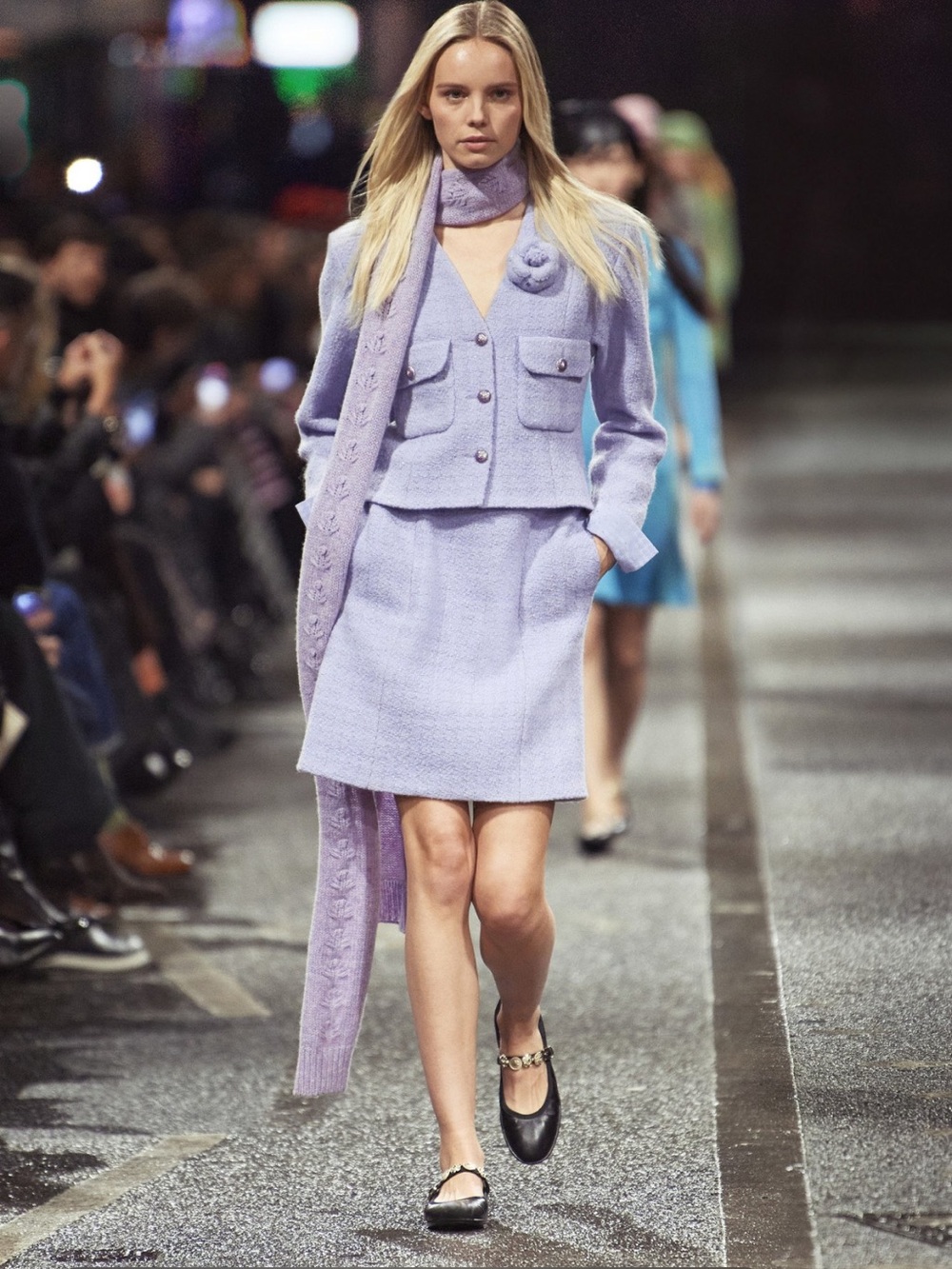 Chanel wool tweed jacket.